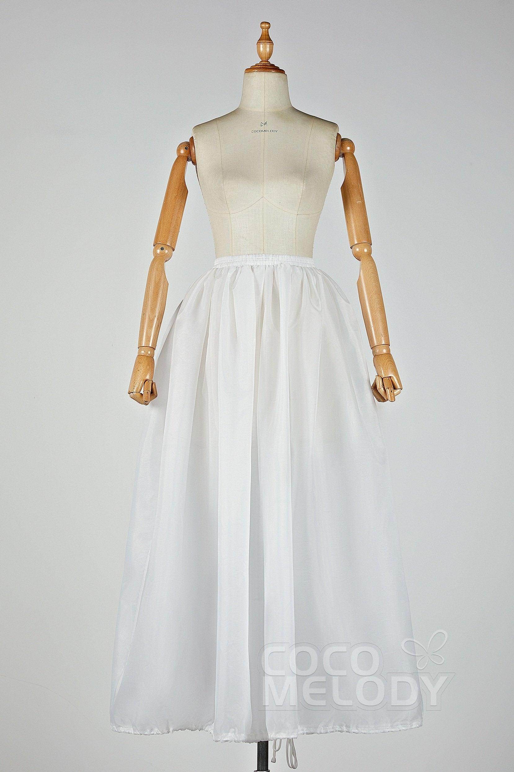 A-Line Wedding Dress Bathroom Helper CP0023 - COCOMELODY